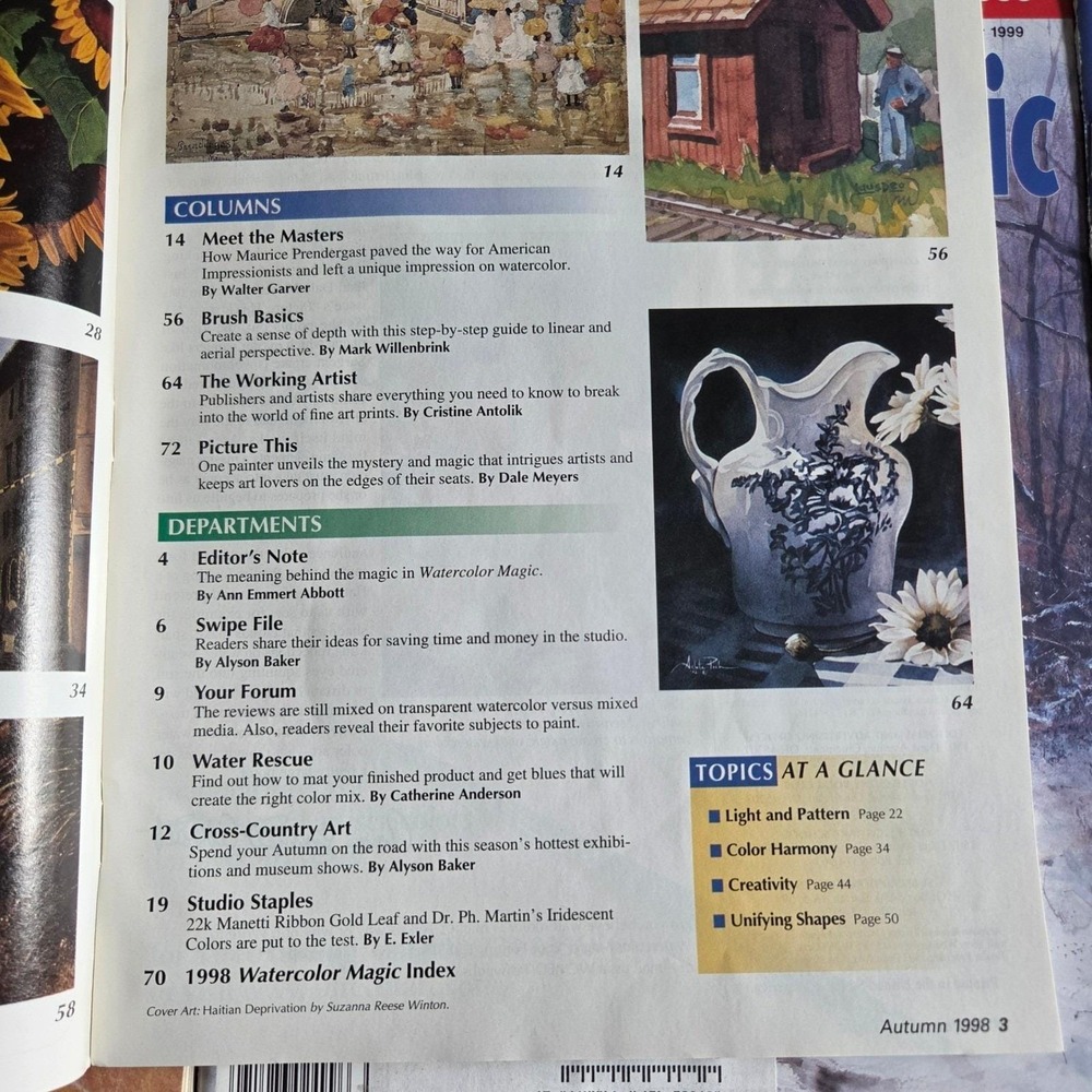 6 Watercolor Magic Magazines 1998-2004 Art Instruction Painting Techniques Lot - Picture 3 of 13